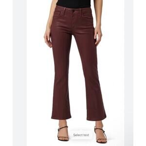 NEW! Joe's Jeans Women's 23 Coated Marsala Mid Rise Bootcut Jeans NWT $198